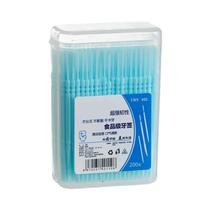 Palito De Dente Ultra Fino Com Dupla Ponta, Descartável, Portátil, Caixa Familiar Com 200 Peças,