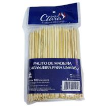 Palito de Laranjeira Ponta Fina/Chanfrada 13cm - Pacote com 100 Unidades Palito de Laranjeira Ponta Fina/Chanfrada 13cm - Pacote com 100 Unidades
