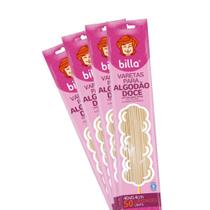 Palito De Madeira Algodao Doce 40cmx44mm Palito De Madeira Algodao Doce 40cmx44mm