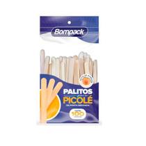 Palito De Picole Ponta Redonda C/100 Bompack Palito De Picole Ponta Redonda C/100 Bompack