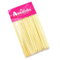 Palito de pinus ponta dupla amadinha c/ 80un cutículas