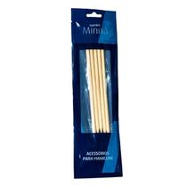 Palito de Unha Minná Grosso 2 Pontas 17cm com 5un Palito de Unha Minná Grosso 2 Pontas 17cm com 5un