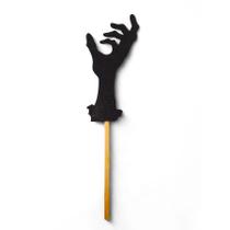 Palito Decorativo Halloween - Mãos - 31cm - 6 unidades - Rizzo