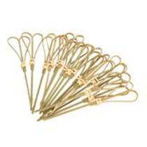 Palito em Bambu para Petiscos 9cm c/50 unidades - Silver Plastic