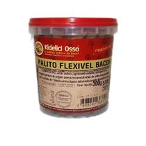 Palito Flexivel - Kidelici Osso - Sabor Bacon - 300G (Pote)