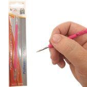 Palito p/ unha cabo silicone (14,0 cm) profissional inox nyb