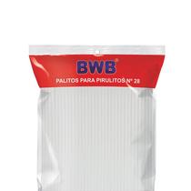 Palito para Pirulito Grande Branco com 50 un. BWB Palito para Pirulito Grande Branco com 50 un. BWB