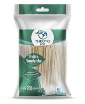 Palito para Sanduíche 9cm 200 Unidades Theoto