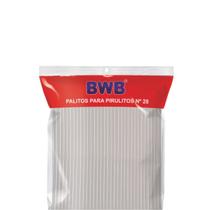 Palito Plástico BWB Cristal Para Pirulito N 28cm C/ 1000 Un Bwb