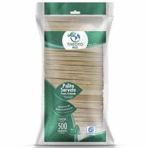 Palito Sorvete Picolé Theoto Eco Ponta Redonda - 500 Unid.