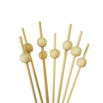Palitos De Bambu Com Bolinhas Bege 12cm 20 Un - Silver Palitos De Bambu Com Bolinhas Bege 12cm 20 Un - Silver