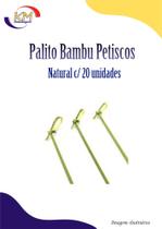 Palitos de Bambu para Petiscos natural c/20 unid. - Silver Festas - drinks, coquetéis (HA 219)