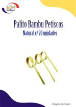 Palitos de Bambu para Petiscos natural c/20 unidades - Silver Festas (HA 020)