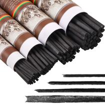 Palitos de carvão Gueevin 100 unidades de salgueiro 2-9 mm, 14,5 cm Palitos de carvão Gueevin 100 unidades de salgueiro 2-9 mm, 14,5 cm