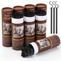 Palitos de carvão Gueevin Willow 200 unidades para esboçar e desenhar Palitos de carvão Gueevin Willow 200 unidades para esboçar e desenhar