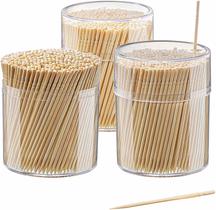 Palitos de Dente GUSTO de Bambu 1500 Unidades 6,5 cm Palitos de Dente GUSTO de Bambu 1500 Unidades 6,5 cm