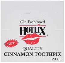 Palitos de dente Hotlix Old Fashioned Quality Cinnamon (pacote 20) Palitos de dente Hotlix Old Fashioned Quality Cinnamon (pacote 20)