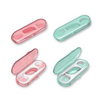 Palitos de fio dental AOCEAN Travel com palitos de dente, 40 unidades com estojos Palitos de fio dental AOCEAN Travel com palitos de dente, 40 unidades com estojos