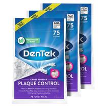 Palitos de Fio Dental DenTek Cross Flosser Controle de Placa 225 Unidades Palitos de Fio Dental DenTek Cross Flosser Controle de Placa 225 Unidades