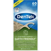 Palitos de Fio Dental DenTek Ecológicos à Base de Plantas 60 unidades Palitos de Fio Dental DenTek Ecológicos à Base de Plantas 60 unidades