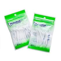 Palitos de fio dental, palitos, palitos de dente, cuidados bucais, 100 unidades, x5 AKOAK