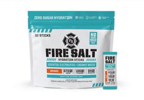 Palitos de hidratação Fire Science Fire Salt Orange Flavor 32 Ct