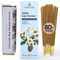 Palitos de incenso Calmveda Nag Champa Earthy Floral Scent 80