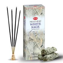 Palitos de incenso HEM White Sage 100 unidades de aromaterapia natural Palitos de incenso HEM White Sage 100 unidades de aromaterapia natural