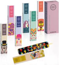 Palitos de incenso Raajsee Variety Pack 120 palitos com suporte orgânico