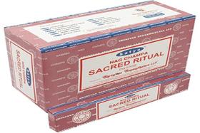 Palitos de incenso Satya Nag Champa Sacred Ritual 15g