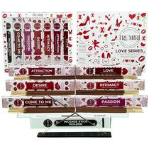 Palitos de incenso Trumiri Love Spell 120 palitos e suporte