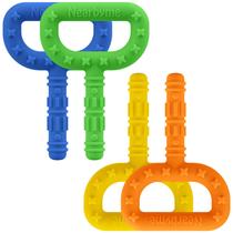 Palitos de mascar de silicone Chew Tool Nearbyme, pacote com 4