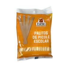 Palitos De Picolé - Ponta Redonda - 100Und - Estilo