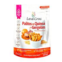 Palitos de Quinoa e Gergelim Sem Glúten Vegano Leve Croc 120g