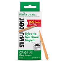 Palitos Dentais The Natural Dentist Mint de Madeira 200 unidades Palitos Dentais The Natural Dentist Mint de Madeira 200 unidades
