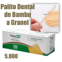 PALITOS DENTAL PETISCO HIGIENICO TAGEL BAMBU ASIÁTICO com 5.000 unid