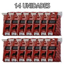 Palitos Flexíveis Deguste Petiscos Pet Carne 800g Kit 14 UN