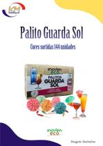 Palitos Guarda Sol cores sortidas c/144 unidades - Inoven - drinks, bebidas, coquitel (17239)