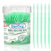 Palitos Interdentais DanTicy com Cerdas Macias e Sabor Hortelã 300 Unidades Palitos Interdentais DanTicy com Cerdas Macias e Sabor Hortelã 300 Unidades