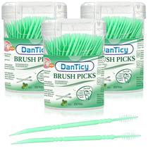 Palitos Interdentais DanTicy com Cerdas Macias e Sabor Hortelã 900 Unidades Palitos Interdentais DanTicy com Cerdas Macias e Sabor Hortelã 900 Unidades
