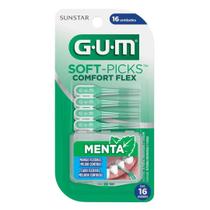 Palitos Interdentais Soft Picks Gum Com 16 Unidades Sunstar