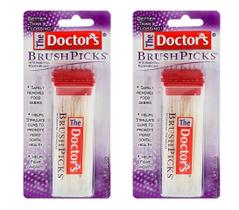 Palitos Interdentais The Doctor's BrushPicks - Pacote com 240 Unidades