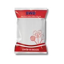 Palitos P/ Pirulito BWB Pequeno Branco C/70x100 Un. Palitos P/ Pirulito BWB Pequeno Branco C/70x100 Un.