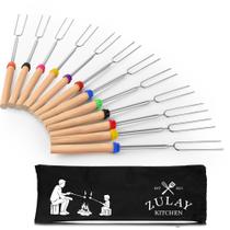 Palitos para Assar Marshmallow Zulay - 32cm, 12 Unidades - Extra Longos e Resistentes