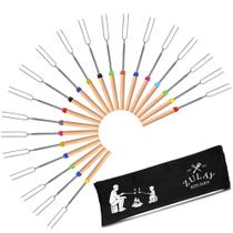 Palitos para Assar Marshmallow Zulay - Pacote com 20 Unidades - Extra Longos e Resistentes Palitos para Assar Marshmallow Zulay - Pacote com 20 Unidades - Extra Longos e Resistentes