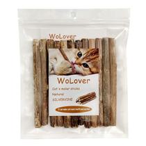 Palitos para mastigar para gatos WoLover com silvervine para dentes e catnip Palitos para mastigar para gatos WoLover com silvervine para dentes e catnip