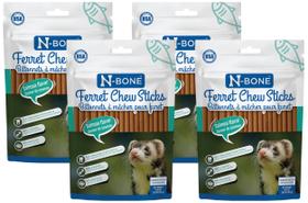 Palitos para Roer Furão N-Bone Sabor Salmão 53g Pacote com 4 Palitos para Roer Furão N-Bone Sabor Salmão 53g Pacote com 4