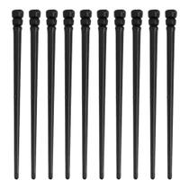 Palitos Tipo Hashi Para Prender Cabelo Fino 11cm Preto Com 50 Unidades