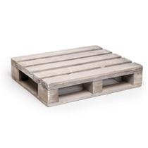 Pallet decorativo cinza tam p (rustic) c/1 un Pallet decorativo cinza tam p (rustic) c/1 un