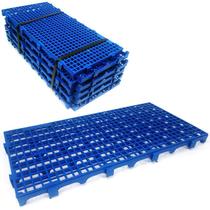Pallet Estrado Plástico 2,5 x 25x50 Cor Azul Multiuso - SNM PLÁSTICOS
